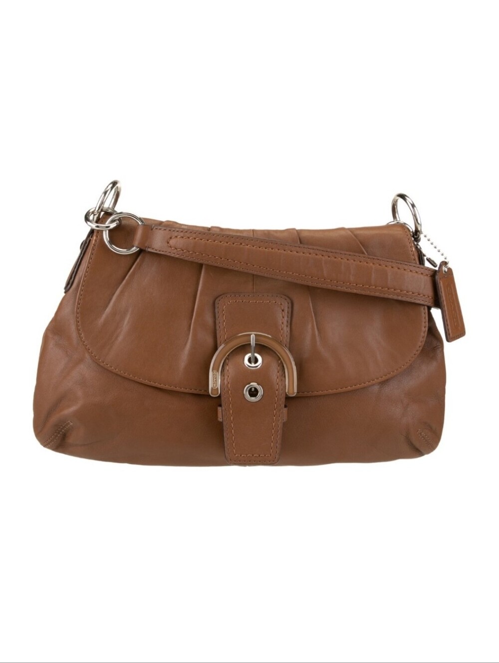 Coach Soho Shoulder Bag Tan Leather